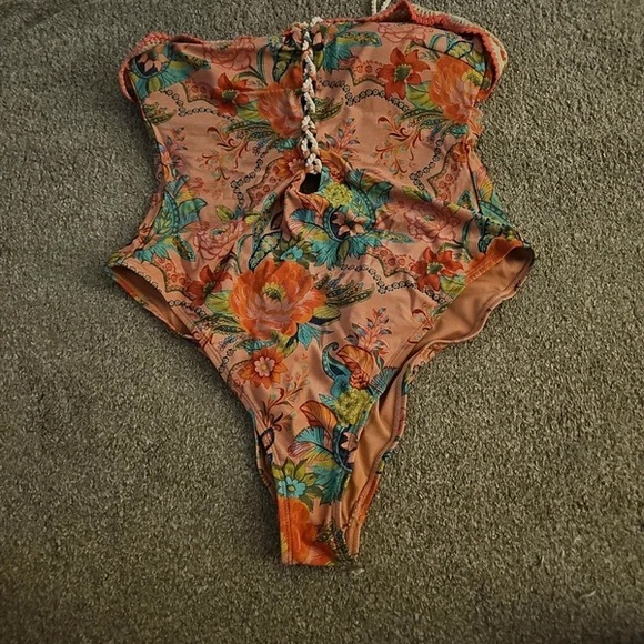 River Island Multicolor Floral Kimono with Belt - Picture 5 of 6